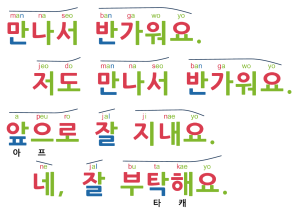 1-2 Nice to meet you.